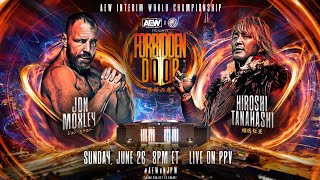 AEW x NJPW Forbidden Door 2022 Official Match Card HD