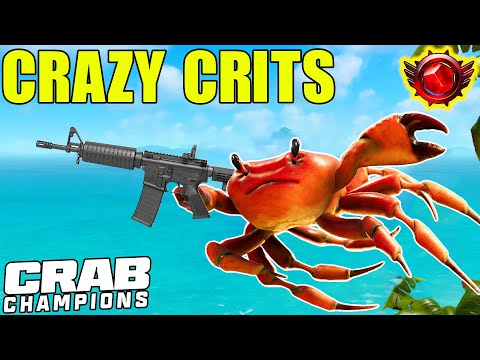 100% Crit Chance Auto Rifle | Crab Champions Gameplay