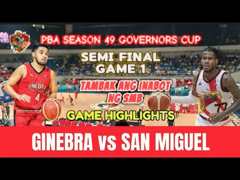 Brgy.Ginebra vs San Miguel Beermen - Semis Game 1 | 10.09.24