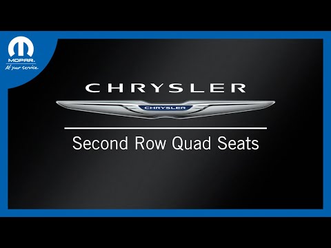 Second-Row Quad Seats | How To | 2024 Chrysler Pacifica & Voyager