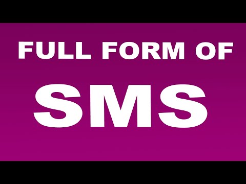 Full Form of SMS | What is SMS Full Form | SMS Abbreviation