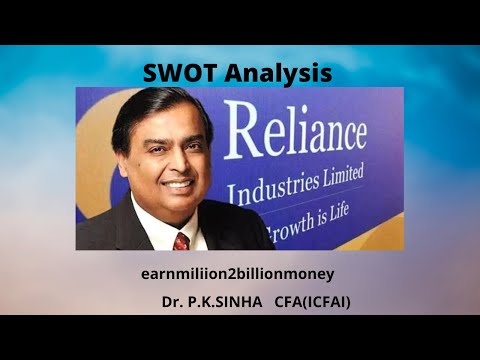 SWOT Analysis --  Reliance Industries#earnmillion2billionmoney