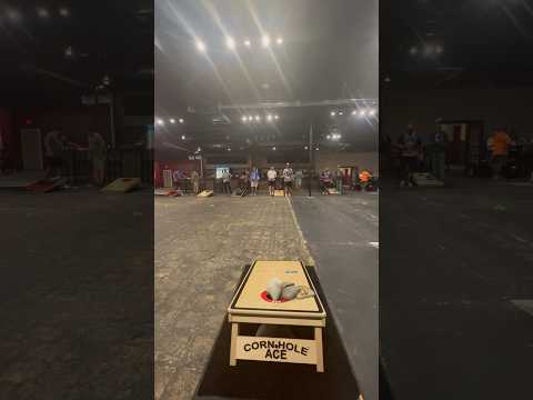 Caught A Break! 👀 #aclpro #cornhole #rollshot #bgcornhole #huddleup #fyp #short