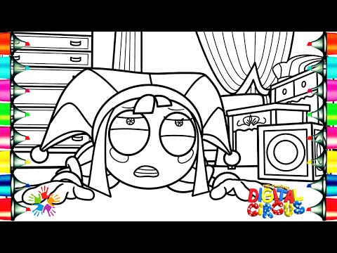 The Amazing Digital Circus Episode 2 / Pomni, Wake Up / Coloring Pages / NCS Music