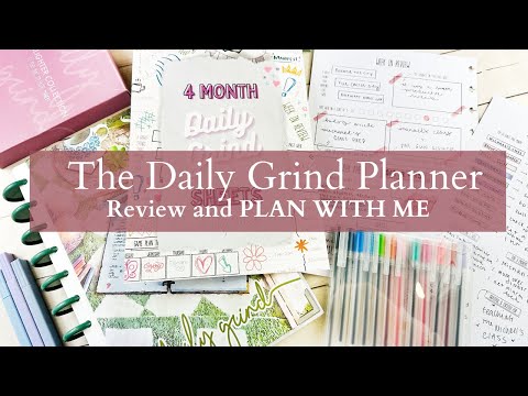 the Daily Grind Planner | Review & PLAN WITH ME | Plus new  highlighters & more!