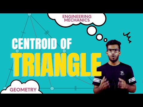 Centroid Of Triangle | Engineering Mechanics | Class 10 | Co-ordinate Geometry | Civil Engineering