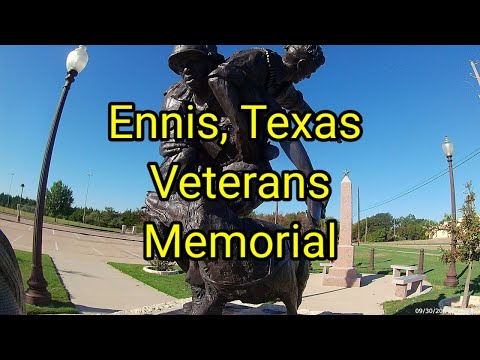 (1593) Ennis  Texas 🪖 Veterans Memorial