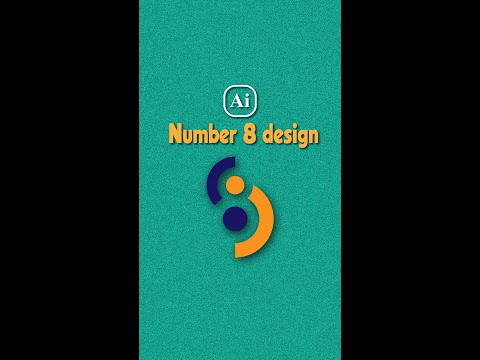 Adobe Illustrator - Number Eight Logo Design