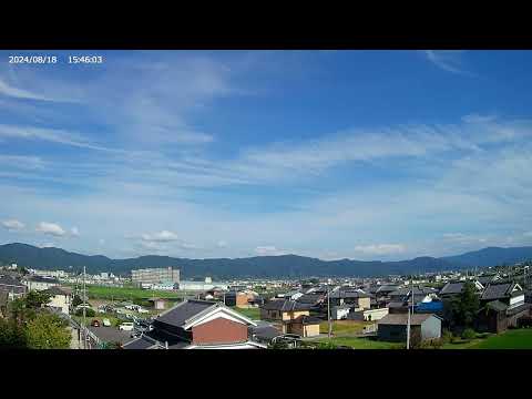 タイムラプス雲の動き 2024.08.18