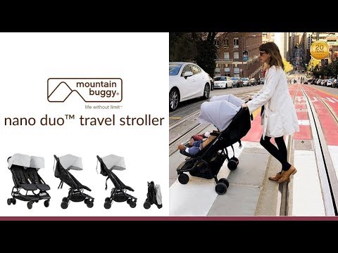 Mountain Buggy Nano Duo Stroller Store Demo - Direct2Mum