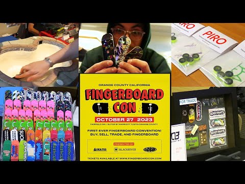 Fingerboard Con #1 @blacktheriver @Slushcult @6skates Tustin, CA #techdeck #fingerboard