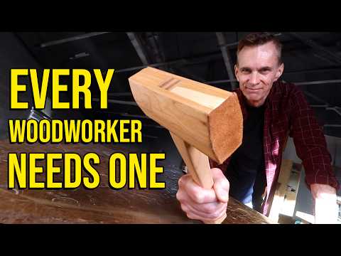 This dead blow mallet is efficient and won't damage wood surfaces