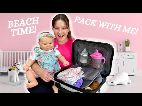 PACKING FOR MY REBORN TODDLER  - WE'RE GOING ON A BEACH HOLIDAY!