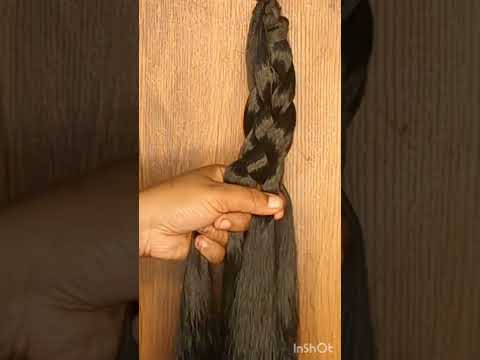 hairstyle series part5 4stand braid#makeupartist #hairstyle #trending  #trendingshorts