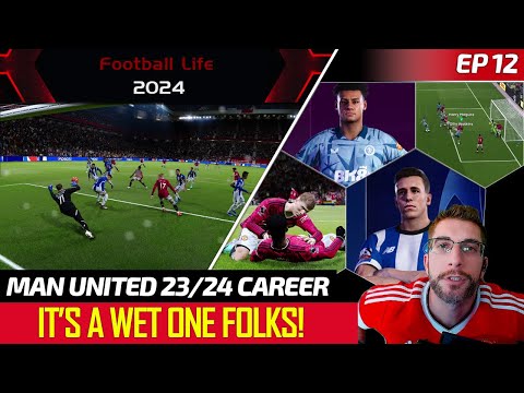 [TTB] MAN UNITED CAREER EP12 - FINAL CHAMPIONS LEAGUE GAME! - HORRENDOUS CONDITIONS TO PLAY IN! 🌧