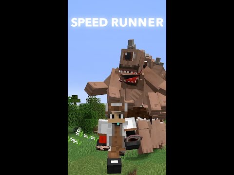 Fast speed runner Minecraft#Shorts