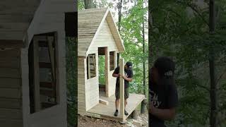 House in the forest #camping #bushcraft #survival #building Part - 3