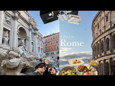 🇮🇹 italy in 10 days 🛍️🍝🍄 vatican city, trevi, prati in rome, chanel unboxing + truffle pasta deja vu