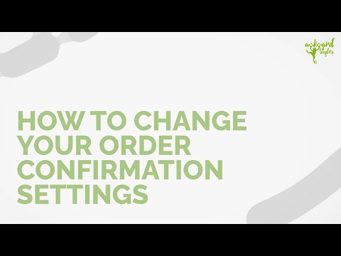 How to Change your Order Confirmation Settings | Awkward Styles Print on Demand [2023]