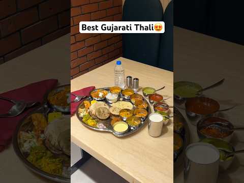 અમદાવાદ ની Newly Opened Place For Gujarati Thali😍 #gujaratifood #gujaratithali #trending #shorts