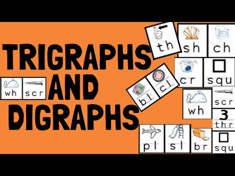 How to teach kids Digraphs and trigraphs || Entire list of words || English grammar