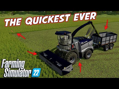 The Best Unrealistic Mower Setup For Farming Simulator 22