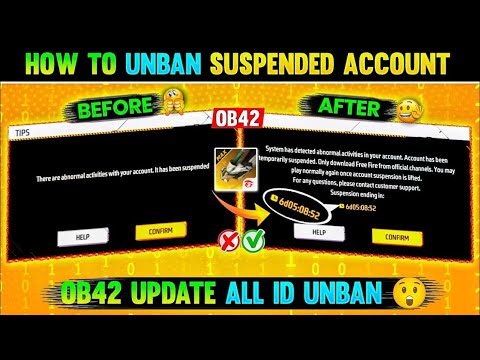 How To Recover FreeFire Suspended Account | FF Suspended ID Recover 100% | FreeFire ID Unban Trick🔥