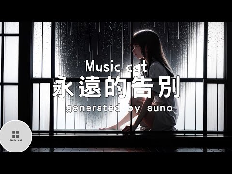 永遠的告別-generated by suno《雨後的回憶 時間的流逝》Music cat音樂《中英文字幕》