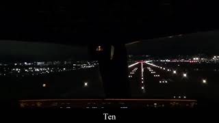 The Landing コックピットからの着陸動画＠伊丹空港です♪（B777 200・RWY32L・1分20秒）