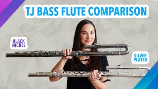 Trevor James Bass Flute Comparison | Silver Plated Bass vs Black Nickel Bass