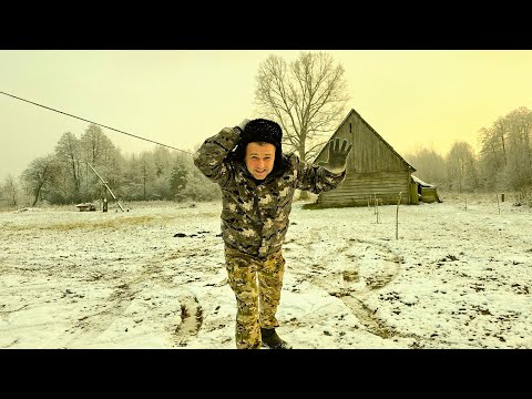 Пока жена с сыном в больнице, муж уехал на хутор кур кормить. Деревенские заботы перед выходными