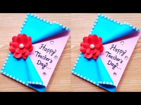 Easy DIY Teacher's Day Card from Paper | Last Minute Teachers Day Card | Teacher's Day Cards 2024