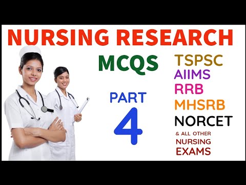 Nursing research MCQ for norcet RRB MHSRB for staff nurse exam #nursingresearch #mhsrb