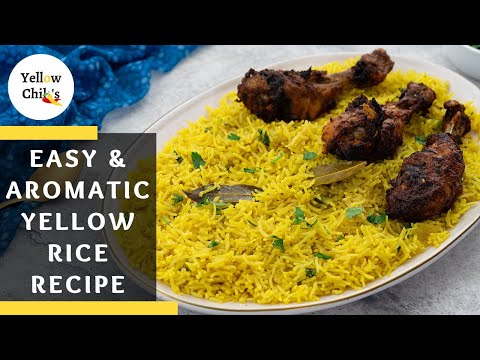 The BEST Aromatic Yellow Rice Recipe! Simple & Pairs with Everything!