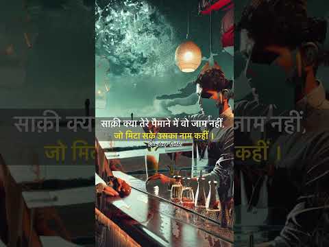 जाम और पैमाने पर दिल छूने वाली शायरी | Best Shayari on Jaam & Ishq | Emotional Poetry