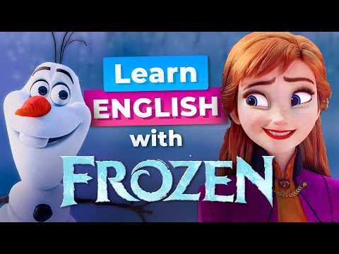 Learn English with Frozen — Anna Meets Olaf