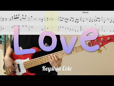 ROMANTIC BASS LINE│Keyshia Cole - Love│BASS TAB│