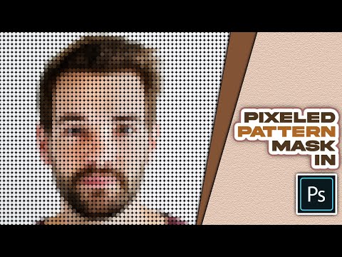 THE DOTTED PATTERN MASK EFFECT IN 3 MINUTES | PHOTOSHOP CC 2021