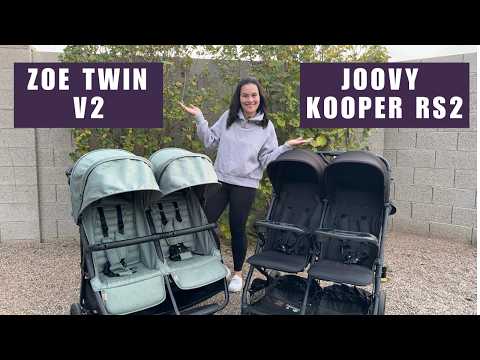 Zoe Twin V2 vs Joovy Kooper RS2 | Which is the Best Double Stroller for Disney?