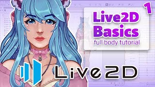 【 Live2D Cubism Tutorial 】How to Make a Full-body 2D VTuber Model | For Beginners (1/10)