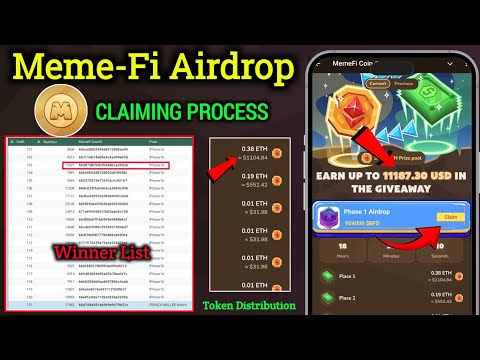 MemeFi Airdrop Claim And Withdrawal in Bank | MemeFi Airdrop Claim Process | MemeFi Listing Date