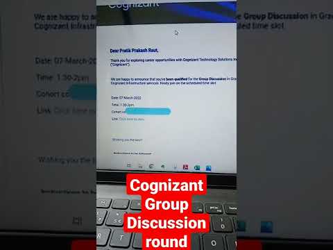 Cognizant group discussion round