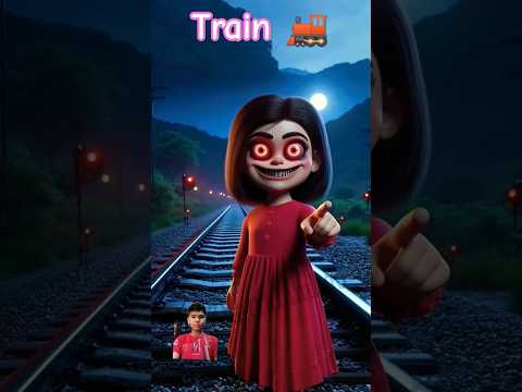 #cartoon #horrorstories #animation #kahani train#🚧🚉#no#stunt  mai#bhutni