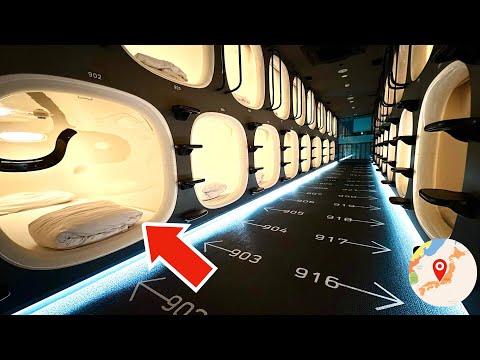 Japan's Capsule Hotel with Great Value for Money 😴 Nine Hours Nagoya 🛌 Solo Travel Vlog