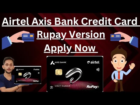 😍 Airtel Axis Bank Credit Card Rupay Version Apply now 🙋‍♂️😀l.