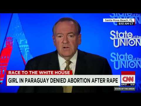 CNN News August 17 2015 Huckabee  'When an abortion happens there are 2 vict