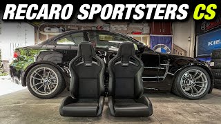 Every BMW NEEDS These SEATS! (Recaro Sportsters: Install & First Drive!)