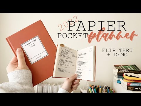 PAPIER pocket planner | flip through, how I use it and how it ties into my 2022 system