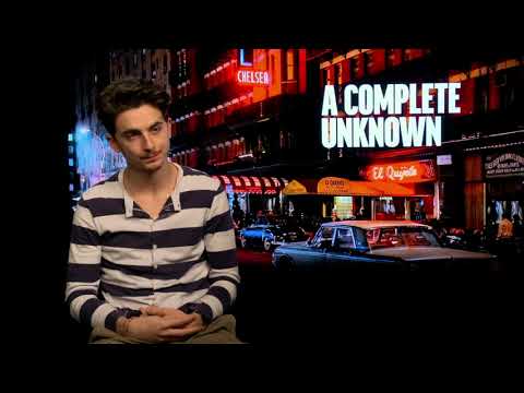 A Complete Unknown - itw Timothee Chalamet (Official video)