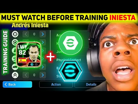 Secret Best Training for Iniesta | How To Train Iniesta in Efootball 2025